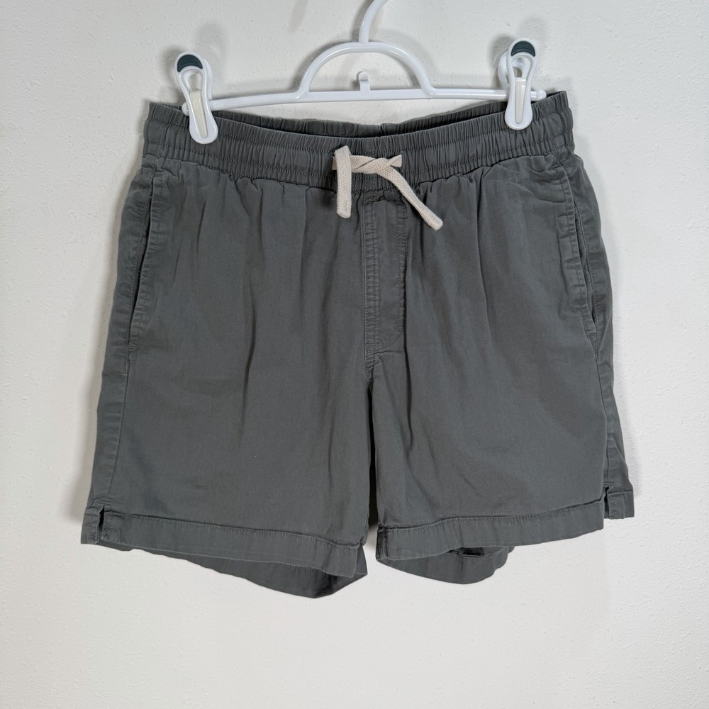 Bear Bottom Chino Shorts Men's Sz Small Green Pull On Pockets 5.5" Beach Preppy